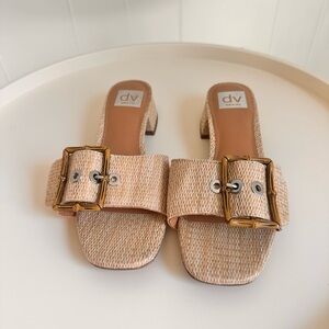 DV by Dolce Vita Women's Tan Slide Sandals